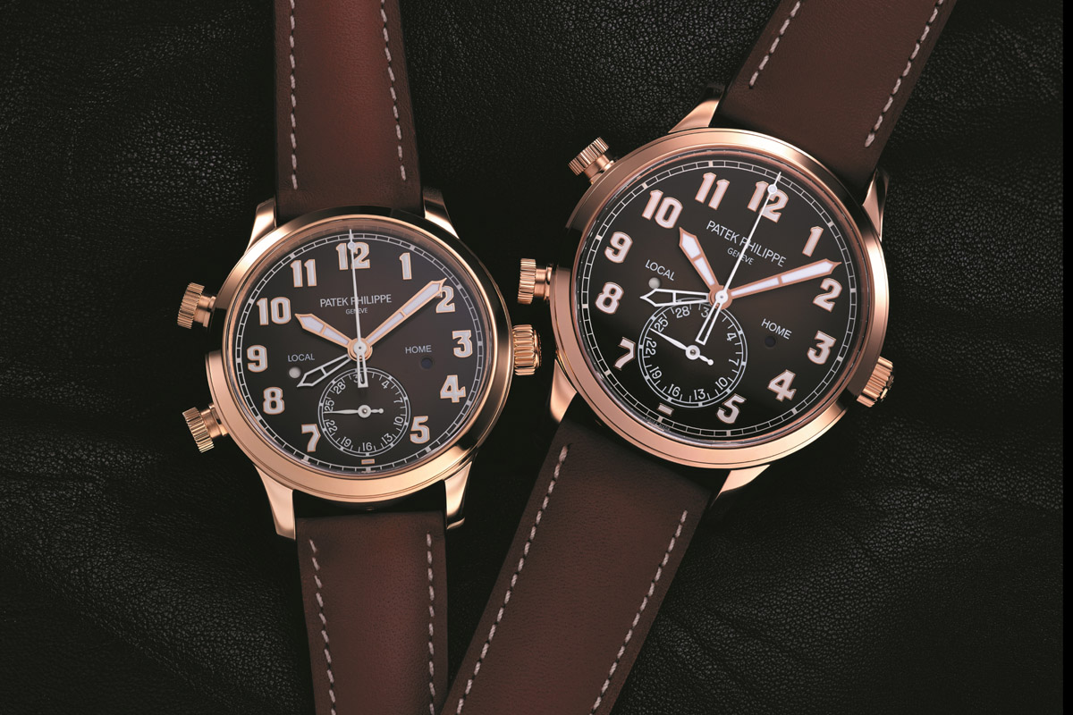Il Calatrava Pilot Travel Time di Patek Philippe si tinge di rosa