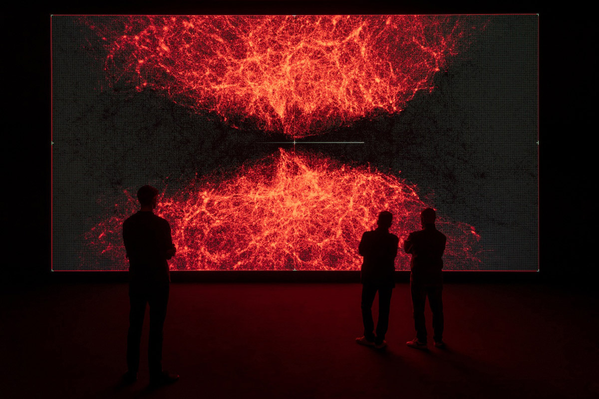 "Data-Verse", l'opera di Ikeda esposta alla Biennale
