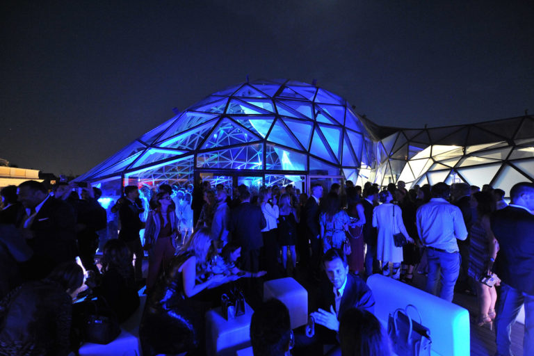 Il party post-evento alla Lanterna di Fuksas