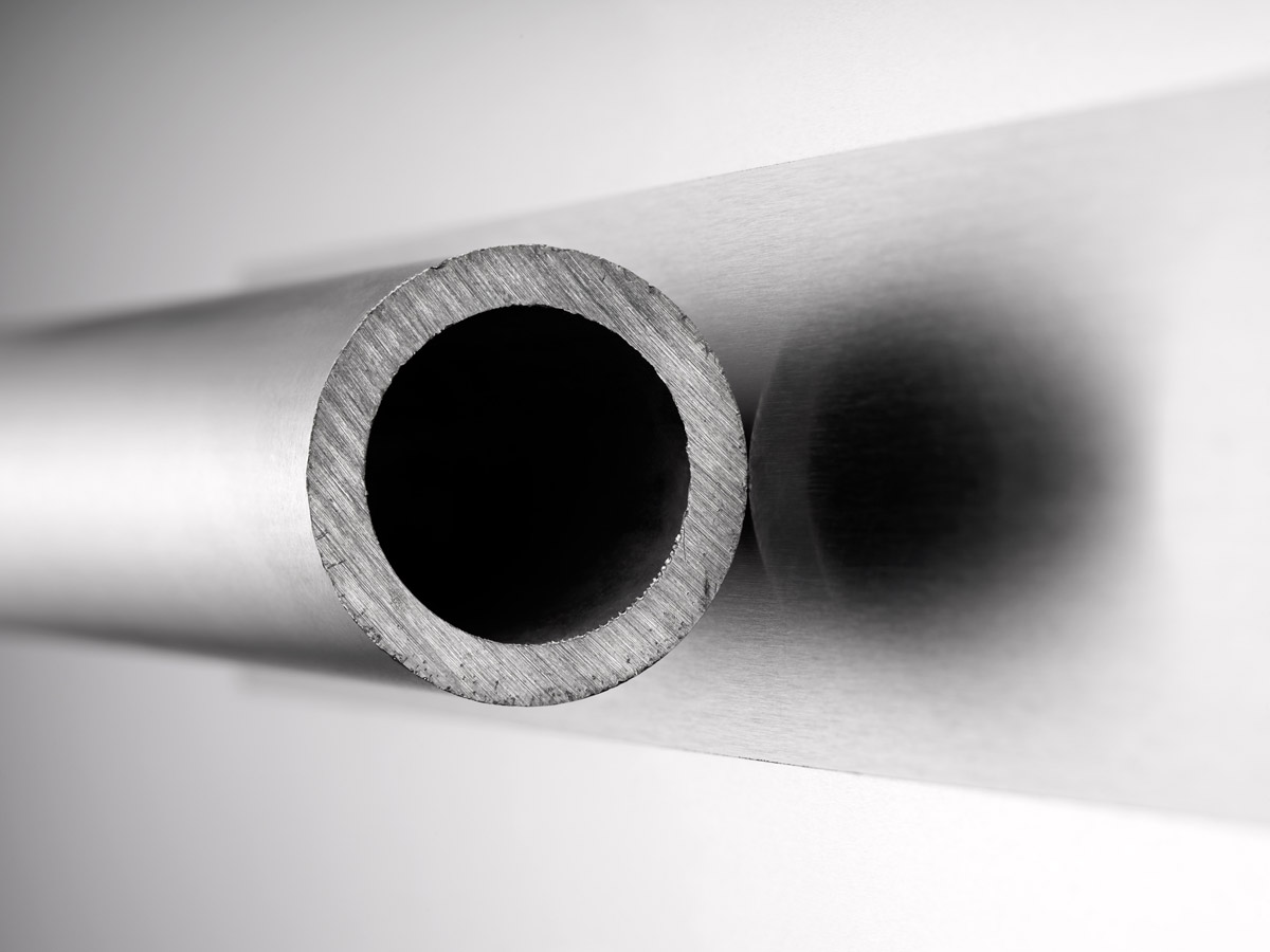 Un tubo di acciaio