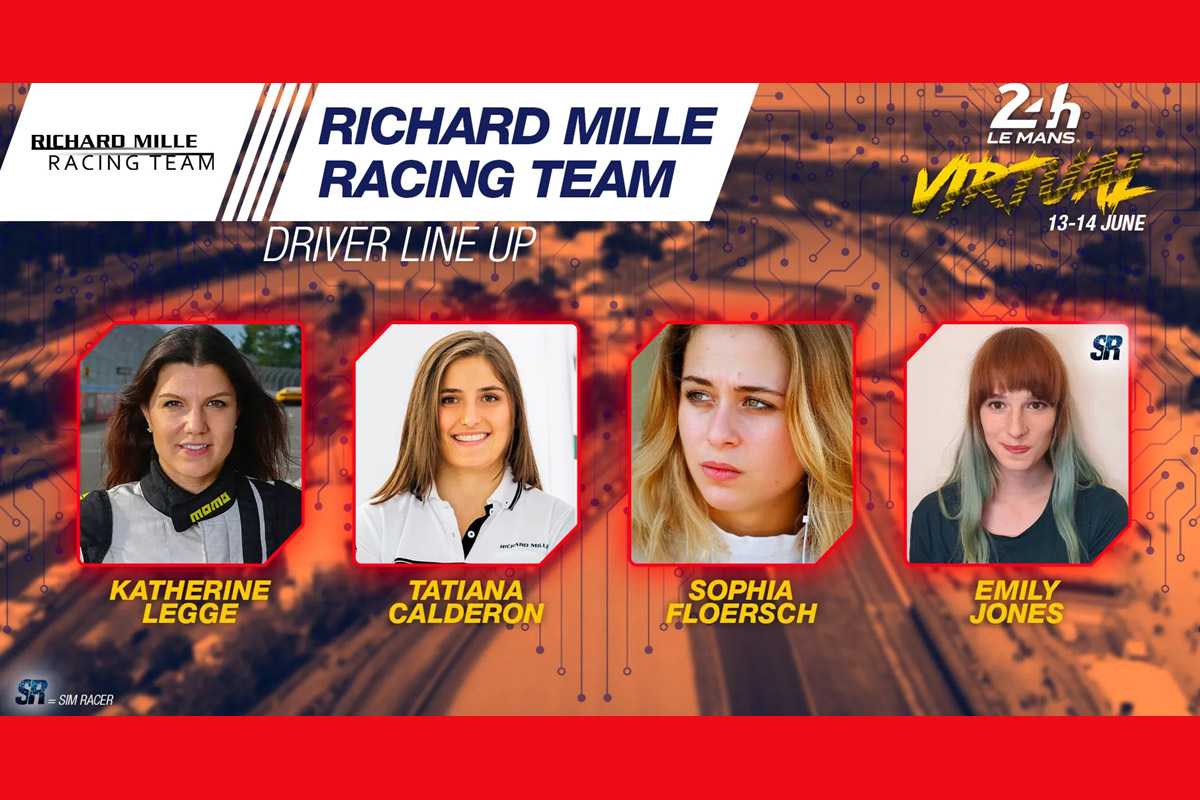 L'equipaggio del Richard Mille Racing Team alla 24 Ore di Le Mans