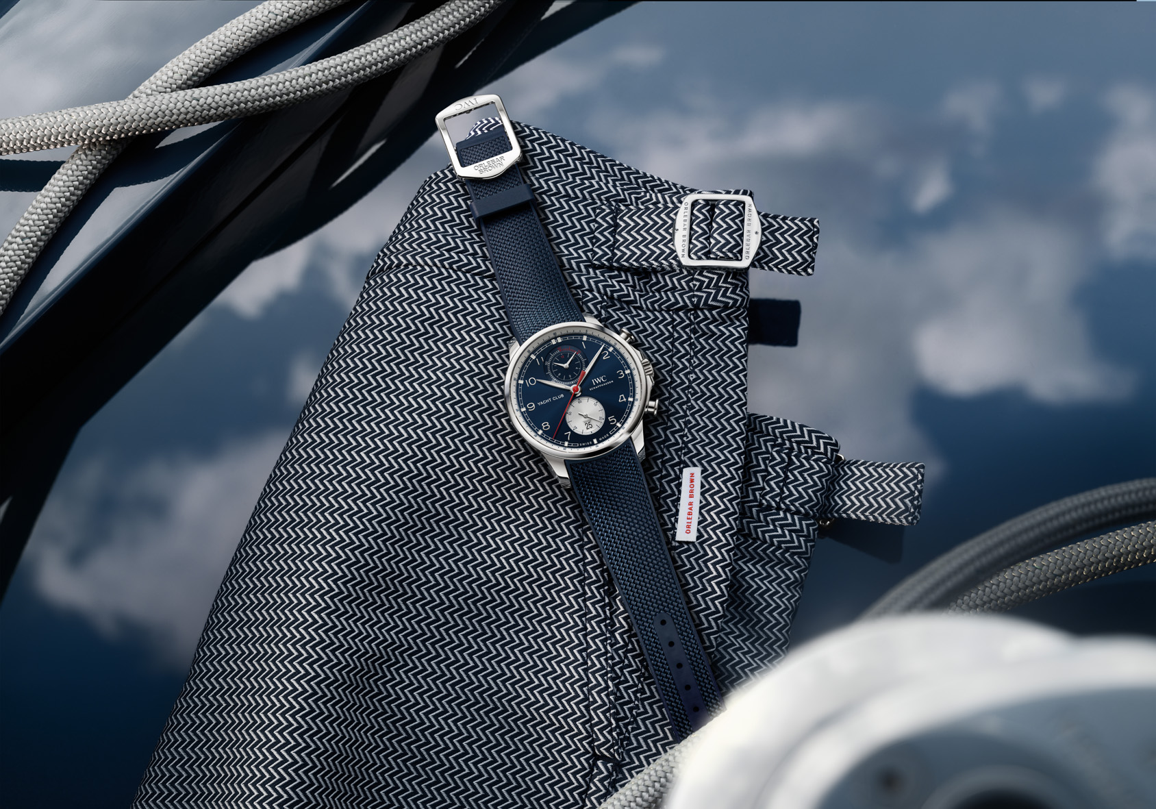 Orlebar Brown e Solaris Yachts: doppia partnership “marina” per IWC