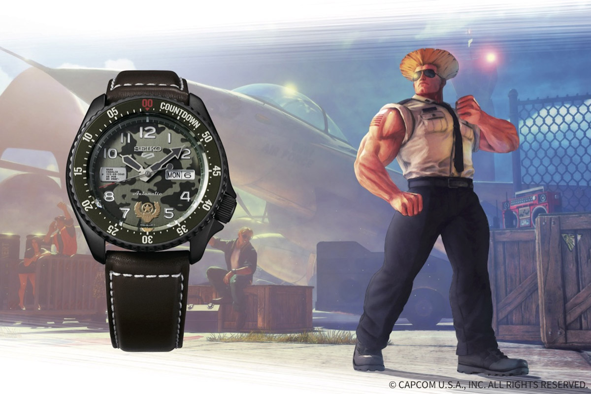 Seiko 5 Sports Street Fighter V Guile