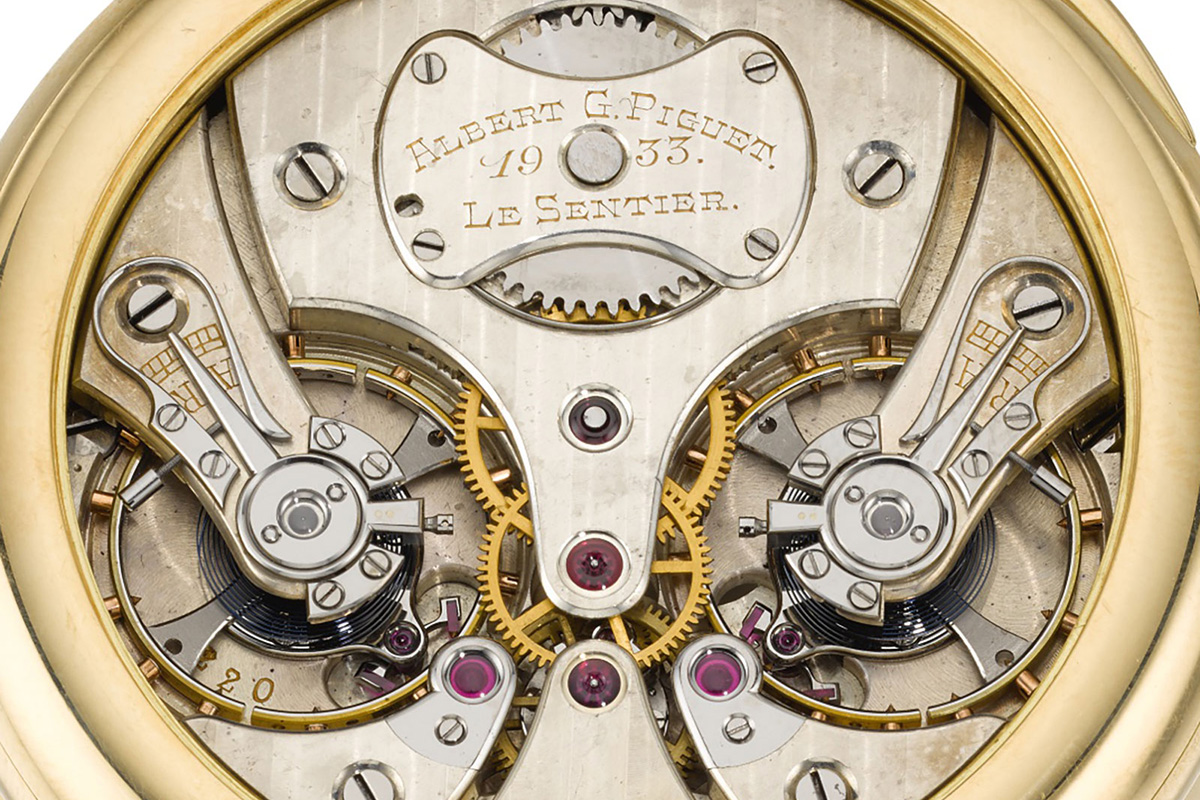 Un cronometro a risonanza di Albert Piguet, 1933
