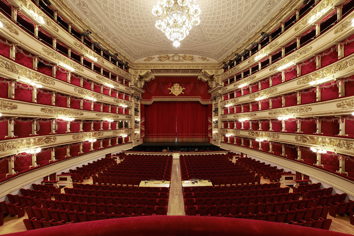 L'interno del Teatro alla Scala
