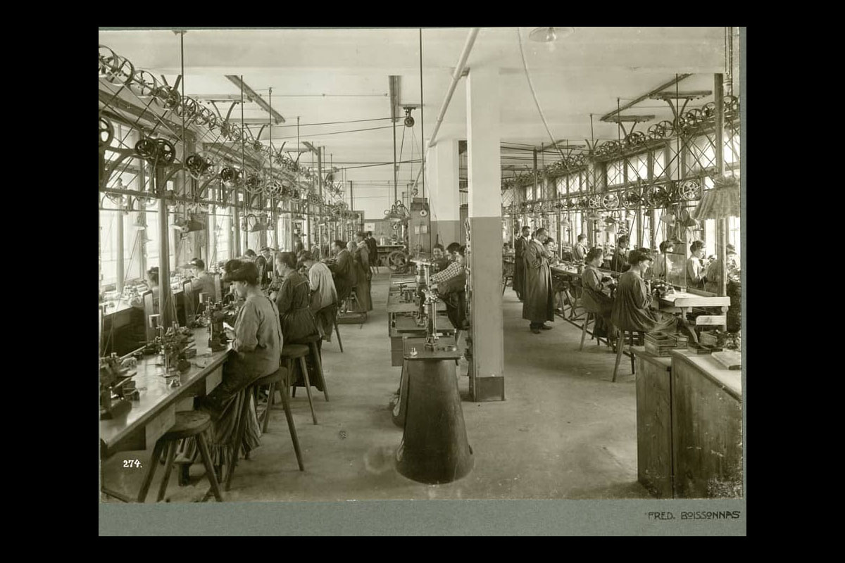 La manifattura Longines all'inizio del Novecento