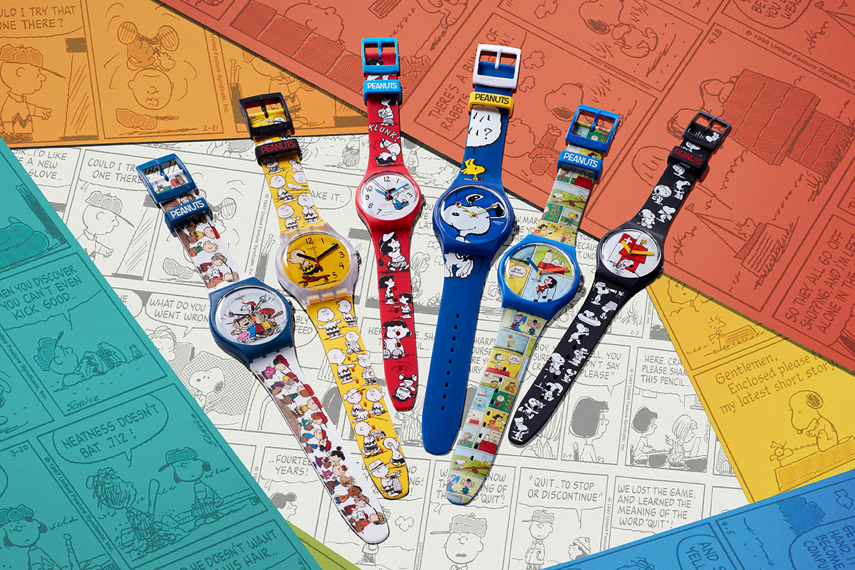 Swatch X Peanuts: è l’ora di Snoopy, Charlie Brown & Co.
