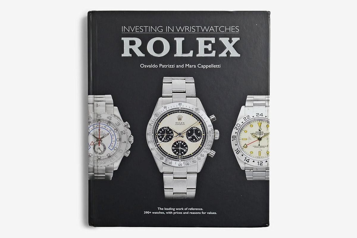 La copertina del libro "Investing in Wristwatches: Rolex"