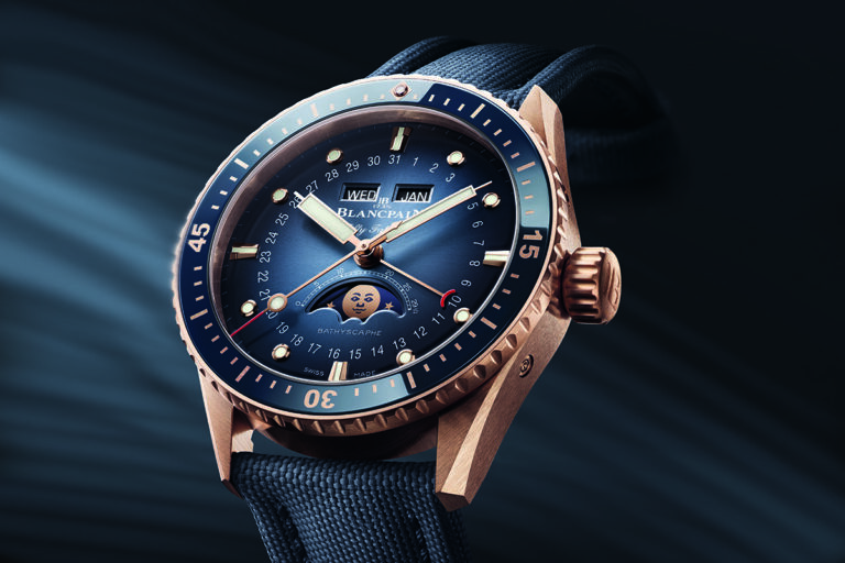 Bathyscaphe Quantième Complet, la complicazione subacquea di Blancpain