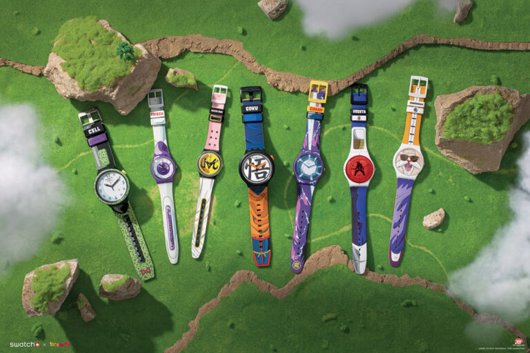Swatch x Dragon Ball Z, il Saiyan e compagni al polso