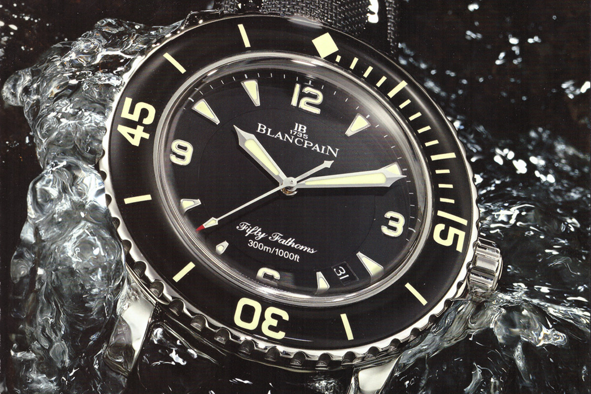 La storia del Fifty Fathoms i 70 anni del subacqueo di Blancpain