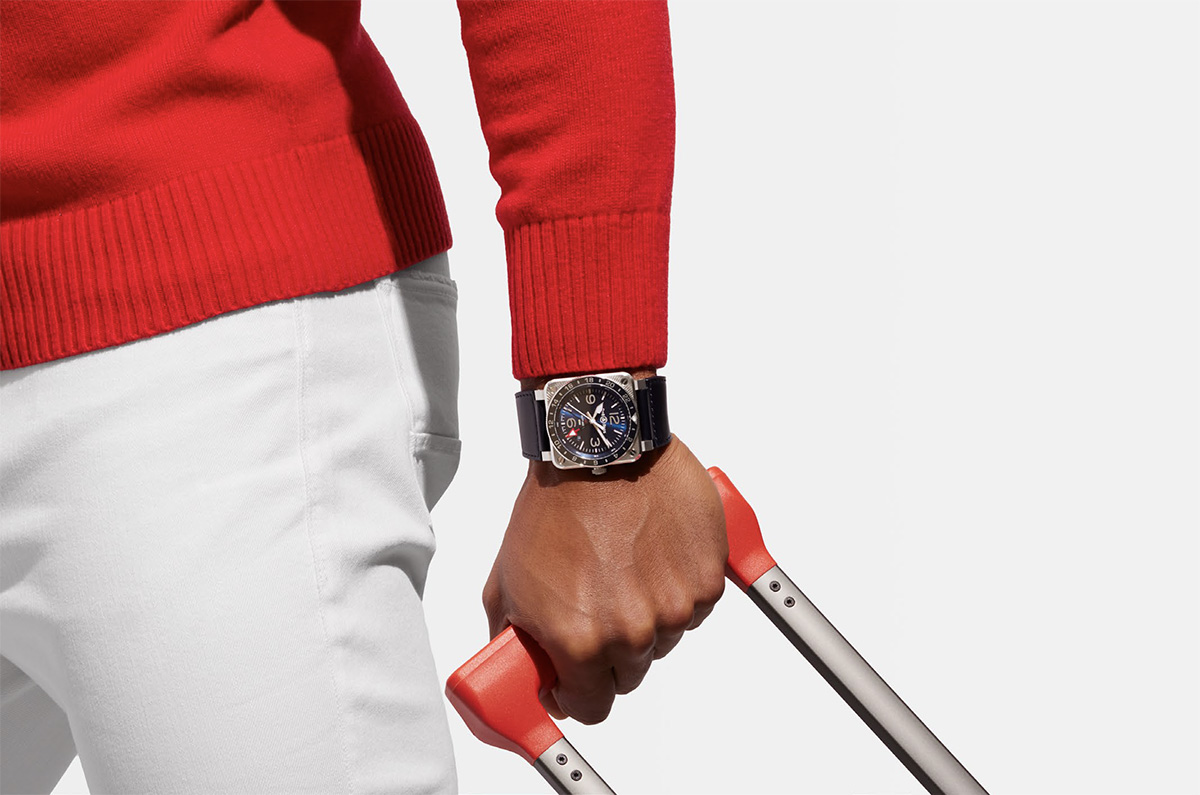 BR 03-93 GMT Blue, il globetrotter elegante di Bell & Ross