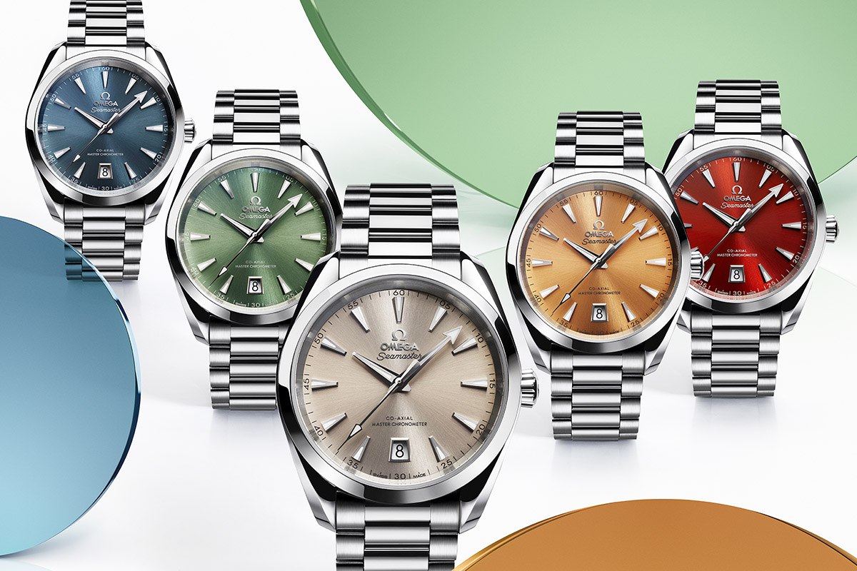 Aqua Terra Shades, Omega a tutto colore