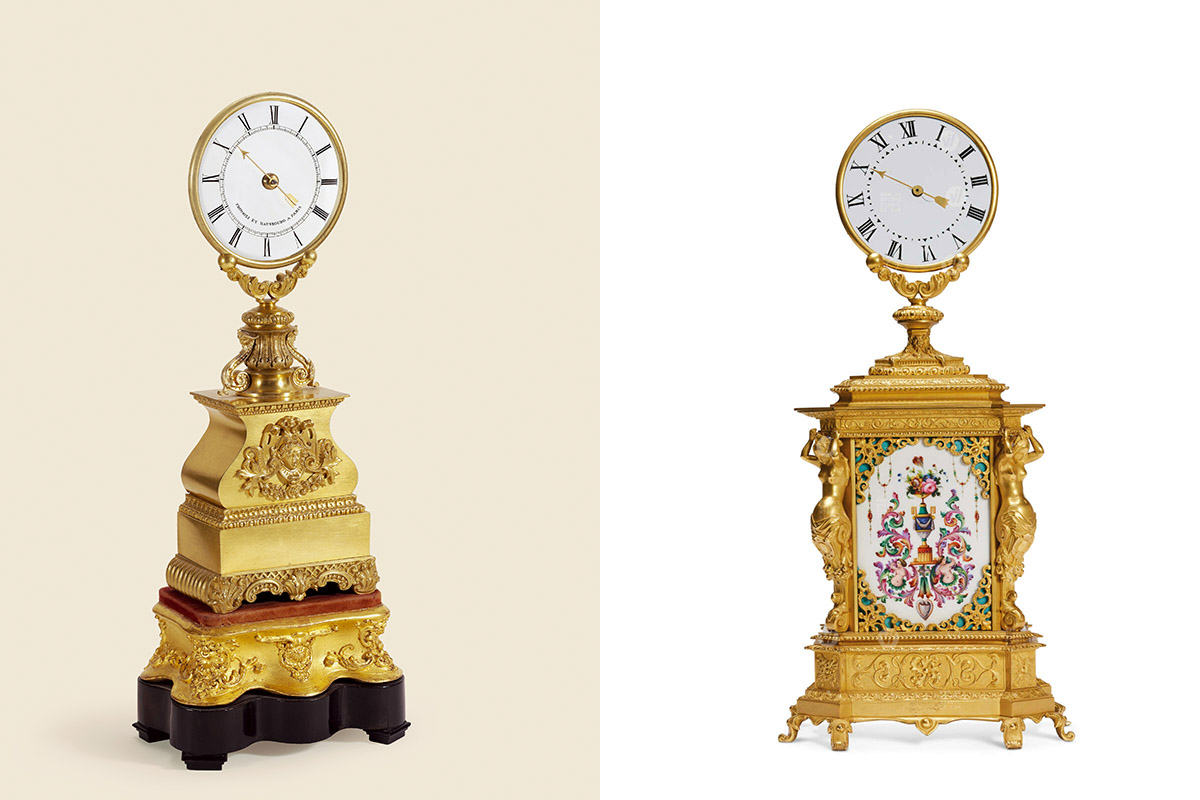 Due orologi misteriosi da tavolo di metà Ottocento