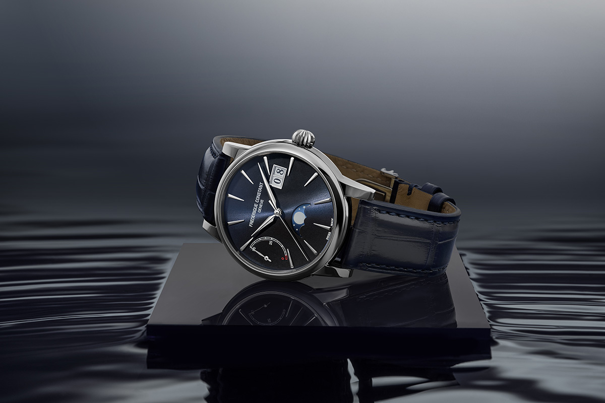 Classic Power Reserve Big Date di Frederique Constant: qualità al cubo