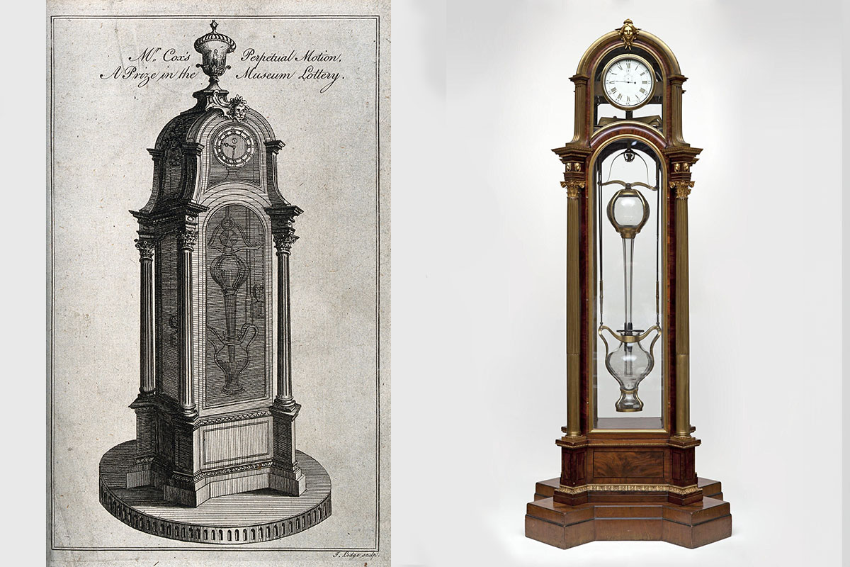 L'orologio di James Cox esposto al Victorian & Alber Museum di Londra