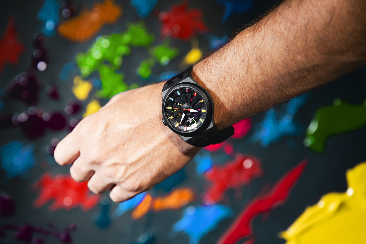 CASIO Orologio da pesca AMW-703 Ana-Digi Quadrante Nero al Quarzo