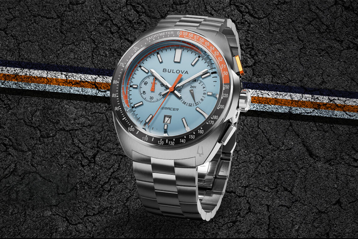 Bulova Racer Chronograph, operazione motorsport