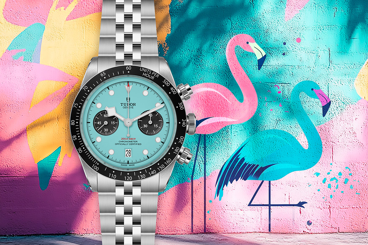 Black Bay “Flamingo Blue”: il cronografo turchese di Tudor