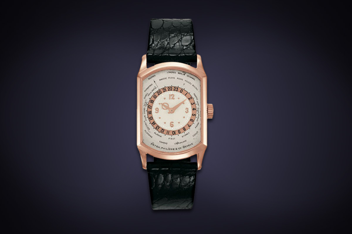 Un orologio di forma con Ora Universale del 1938