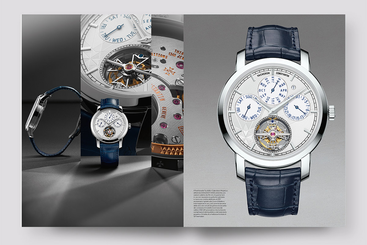 Una doppia pagina del libro "300 orologi iconici"