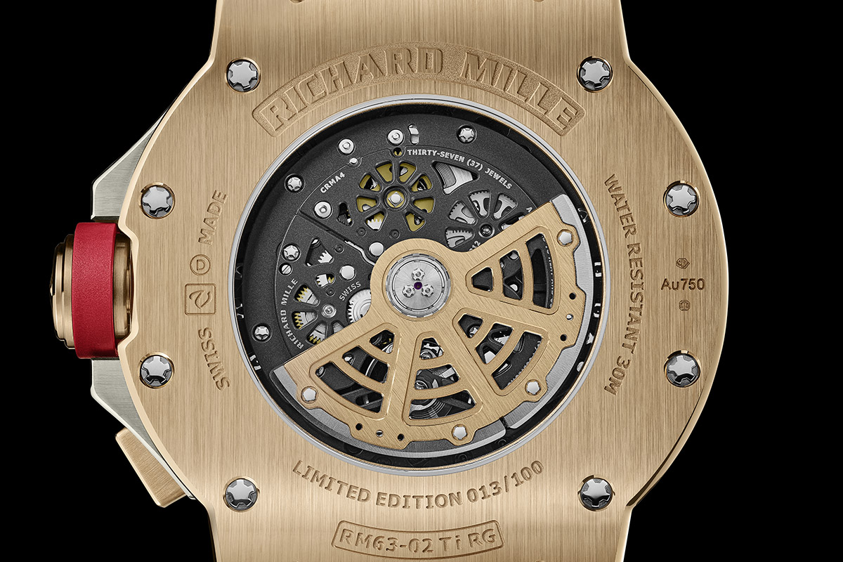Il movimento del Worldtimer RM 63-02