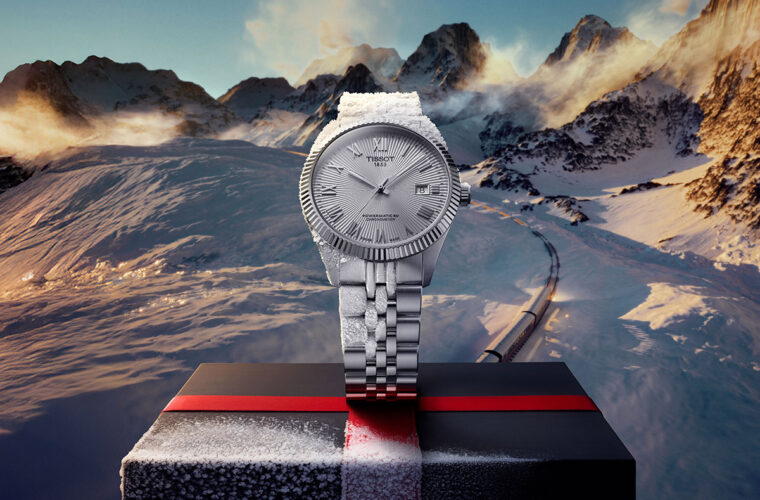 Il Tissot Ballade COSC in un'immagine di campagna