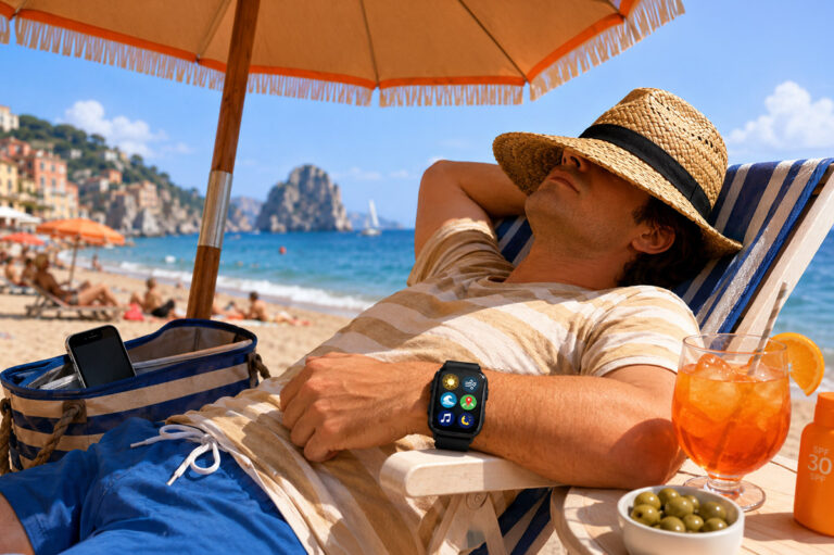 Ferragosto al polso: le app che lavorano mentre noi riposiamo