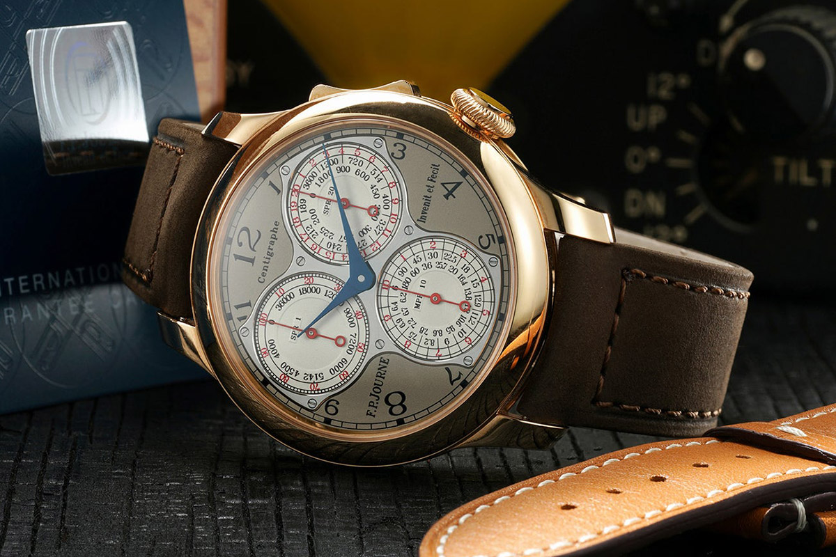 Fra i cronografi F.P.Journe, un Centigraphe Soverain del 2014